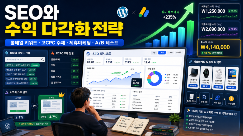 SEO와 수익 다각화 전략